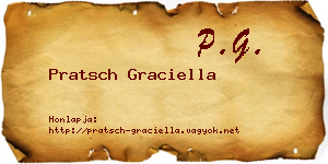 Pratsch Graciella névjegykártya